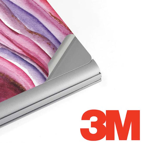 Plum Watercolor Geode Surface Book 2 15in Skin